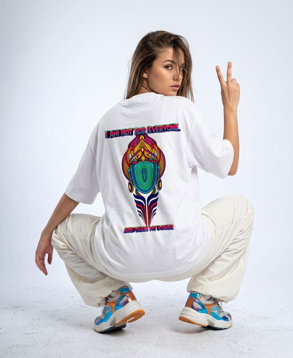 No Face Society – Oversized Statement Tee