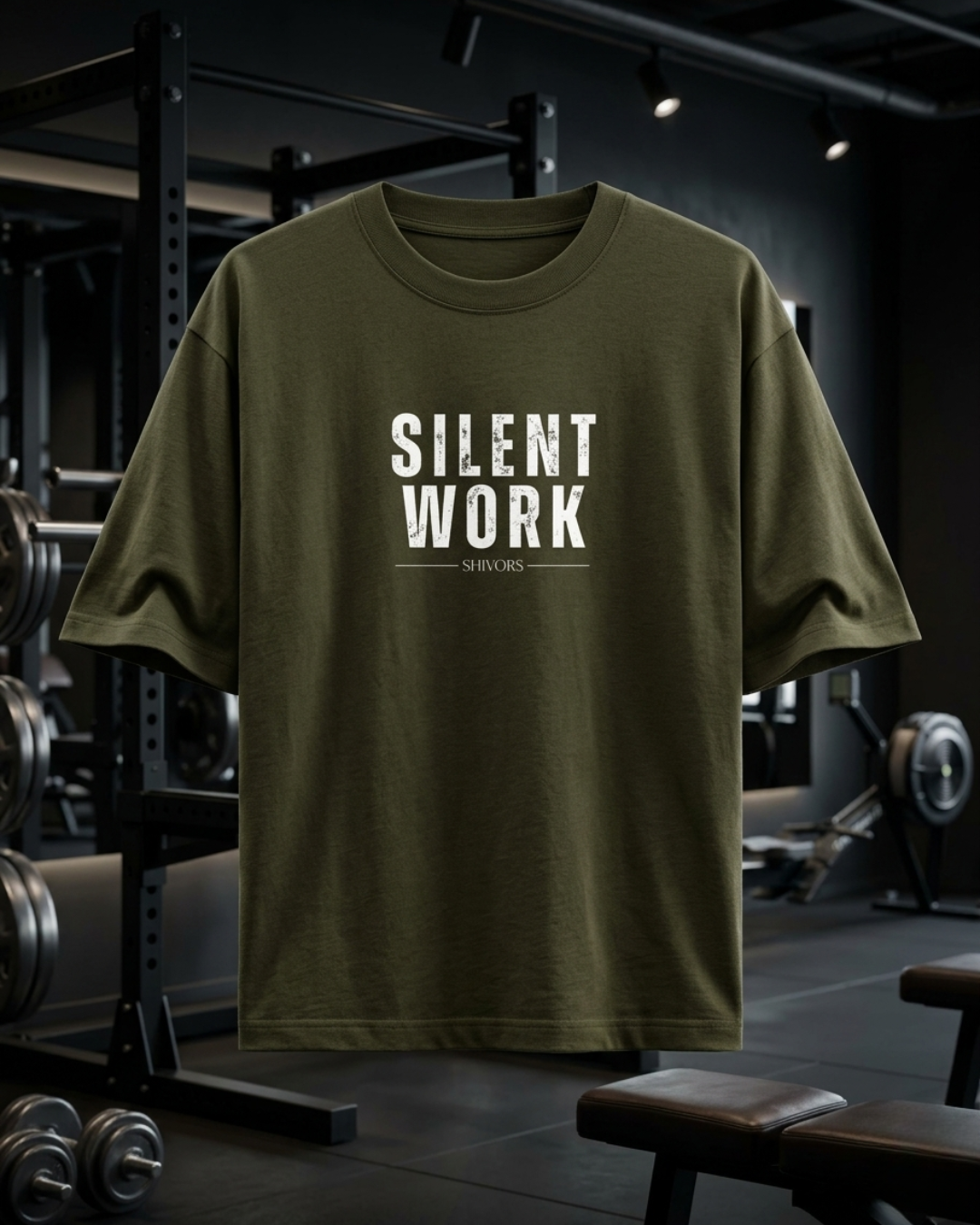 SILENT WORK OVERSIZED T-SHIRT