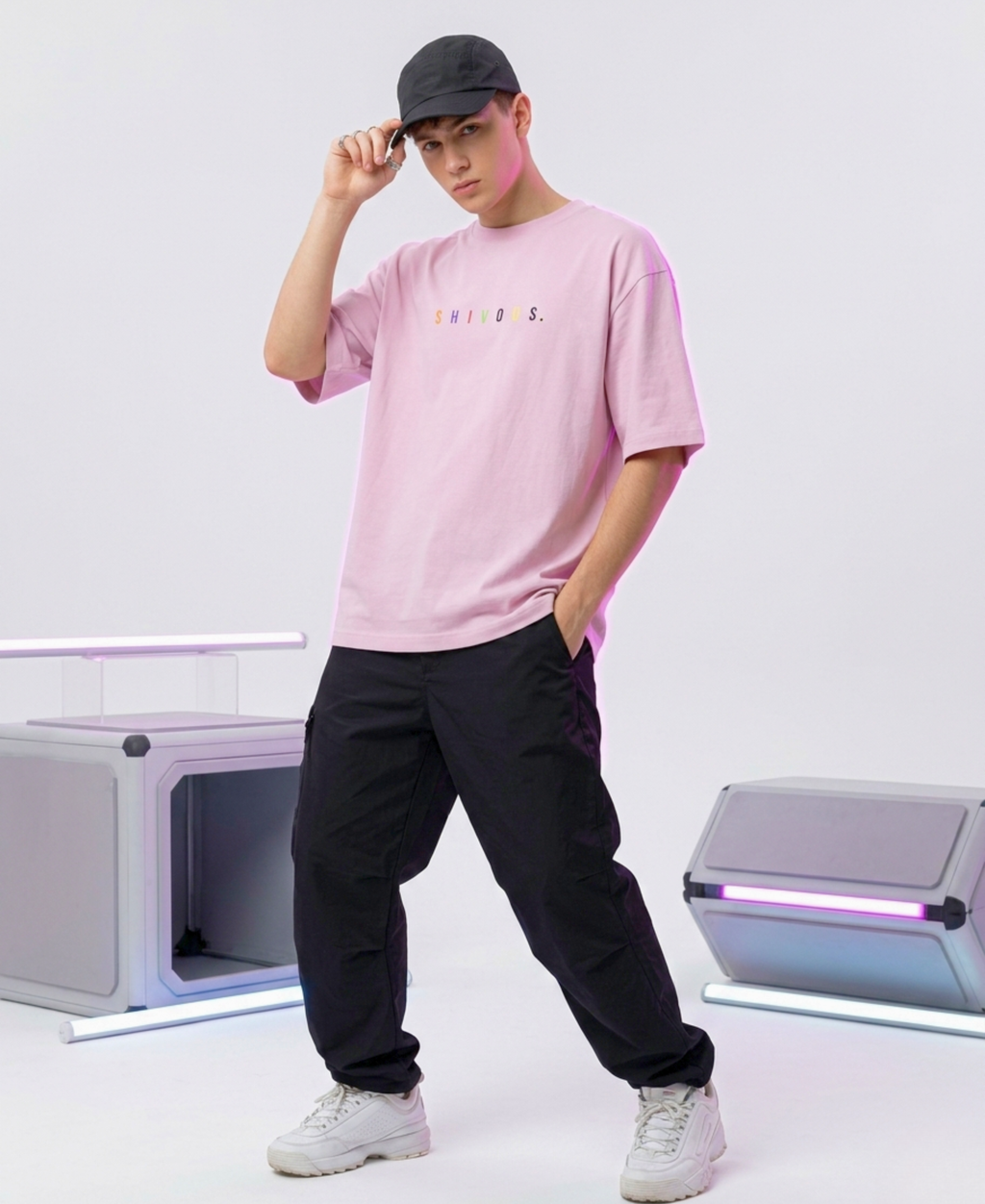 No Face Society – Oversized Statement Tee