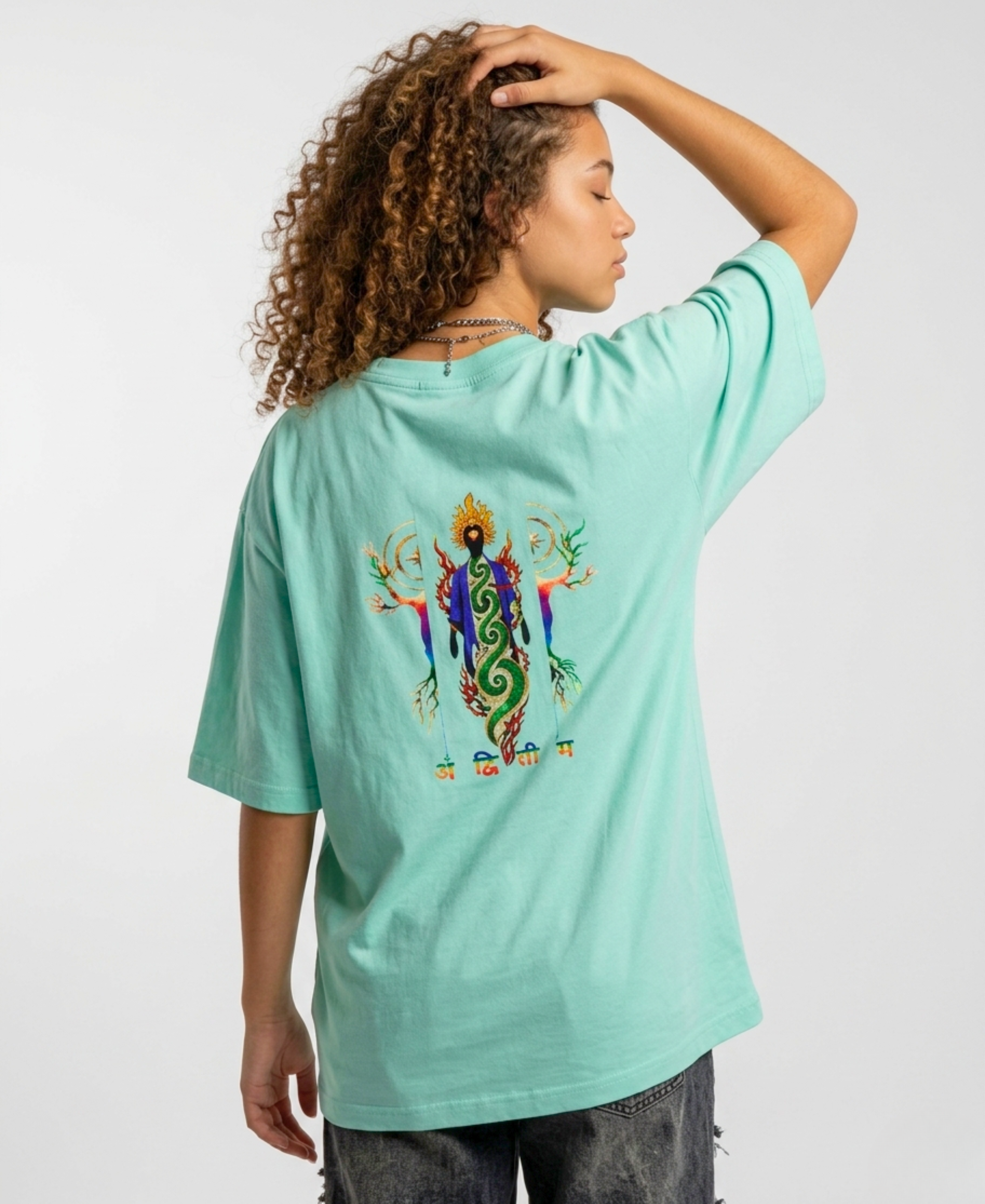 Cosmic Alignment – Oversized Graphic Tee
