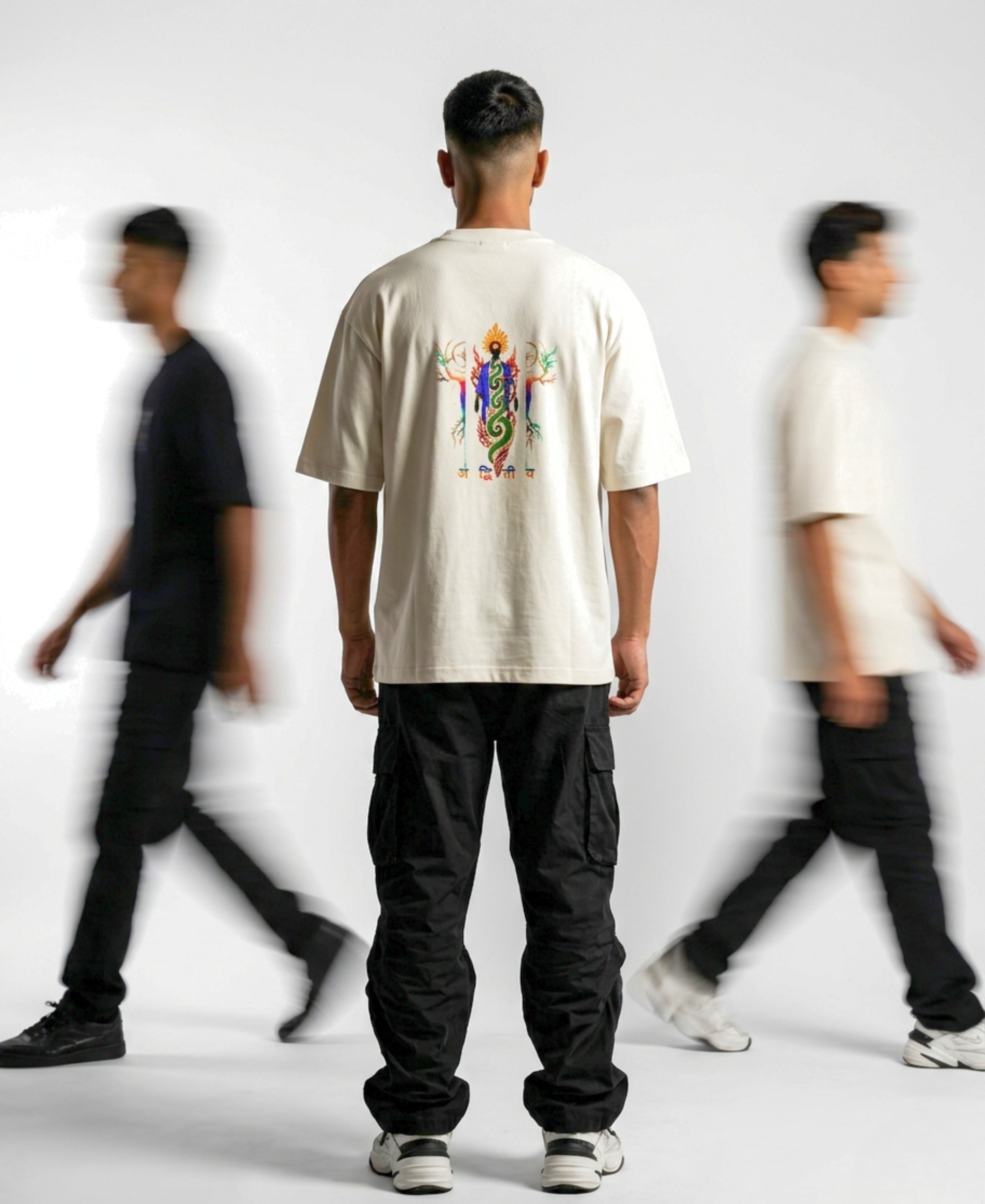 Cosmic Alignment – Oversized Graphic Tee