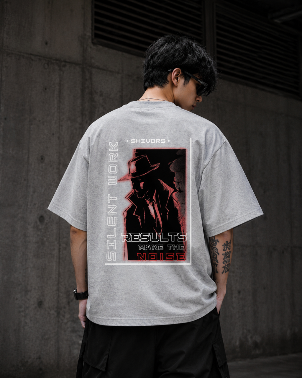 SHIVORS Silent Work Oversized Tee Edition2