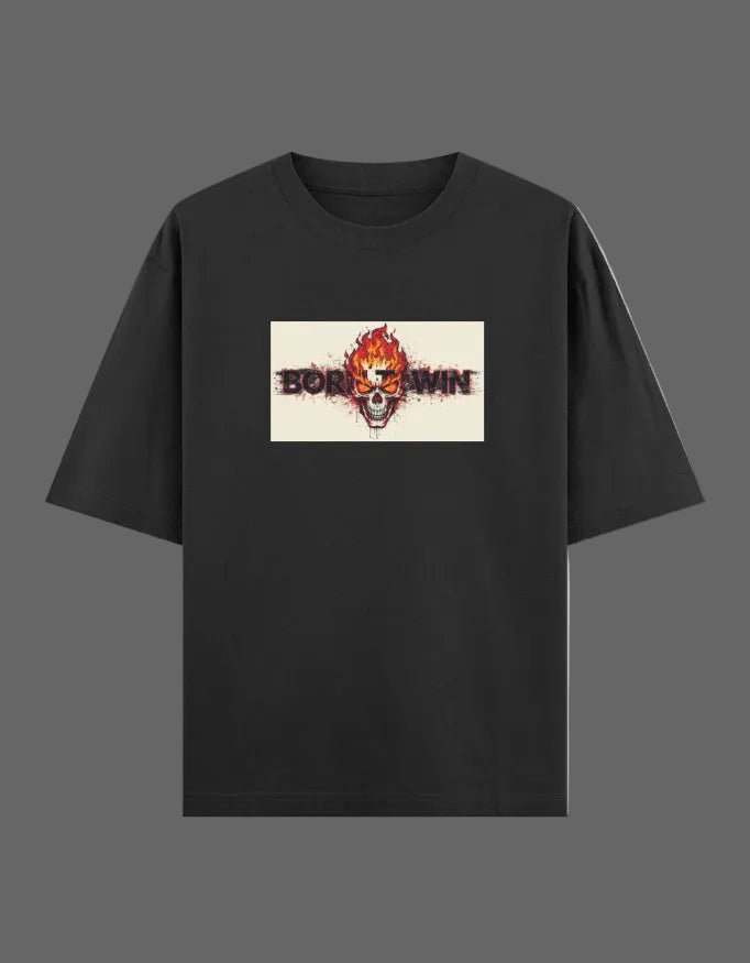 Born To Win Oversized T-Shirt – 240 GSM Premium Cotton - | Shivors