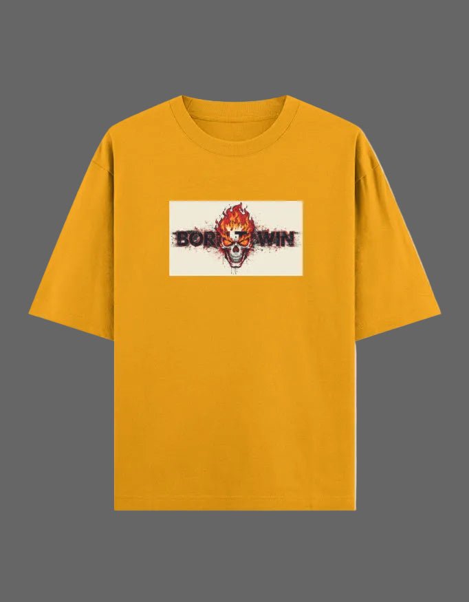 Born To Win Oversized T-Shirt – 240 GSM Premium Cotton - | Shivors