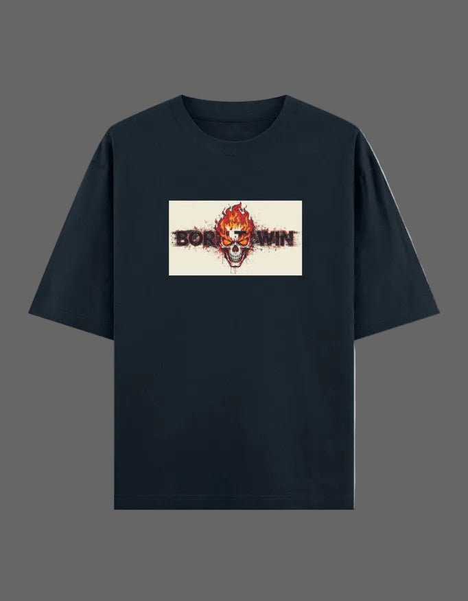 Born To Win Oversized T-Shirt – 240 GSM Premium Cotton - | Shivors