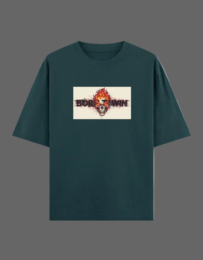 Born To Win Oversized T-Shirt – 240 GSM Premium Cotton - | Shivors