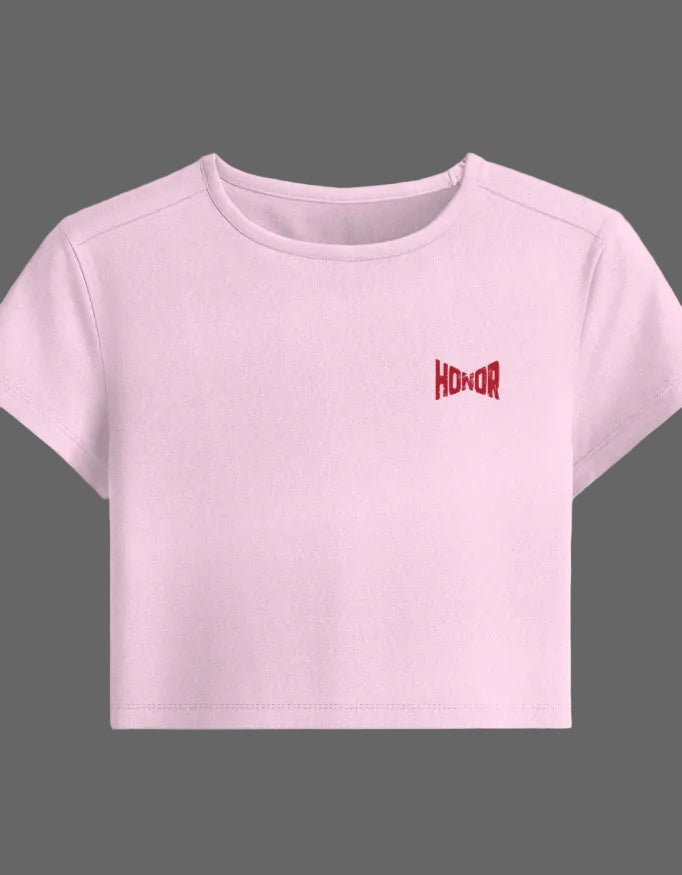 Code of Honor Baby Tee – Girl Samurai Edition | 240 GSM - | Shivors