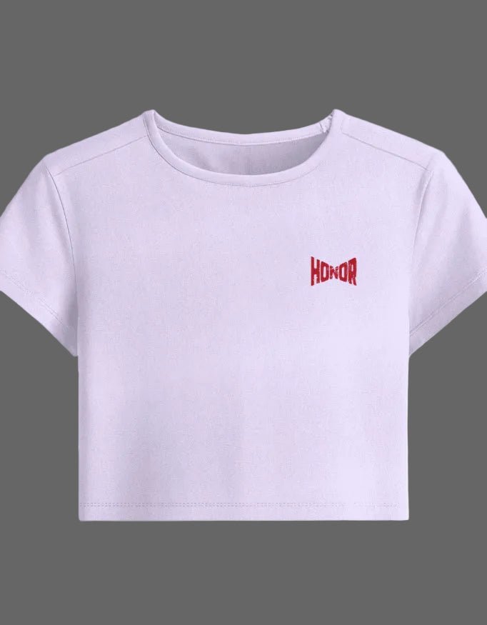 Code of Honor Baby Tee – Girl Samurai Edition | 240 GSM - | Shivors
