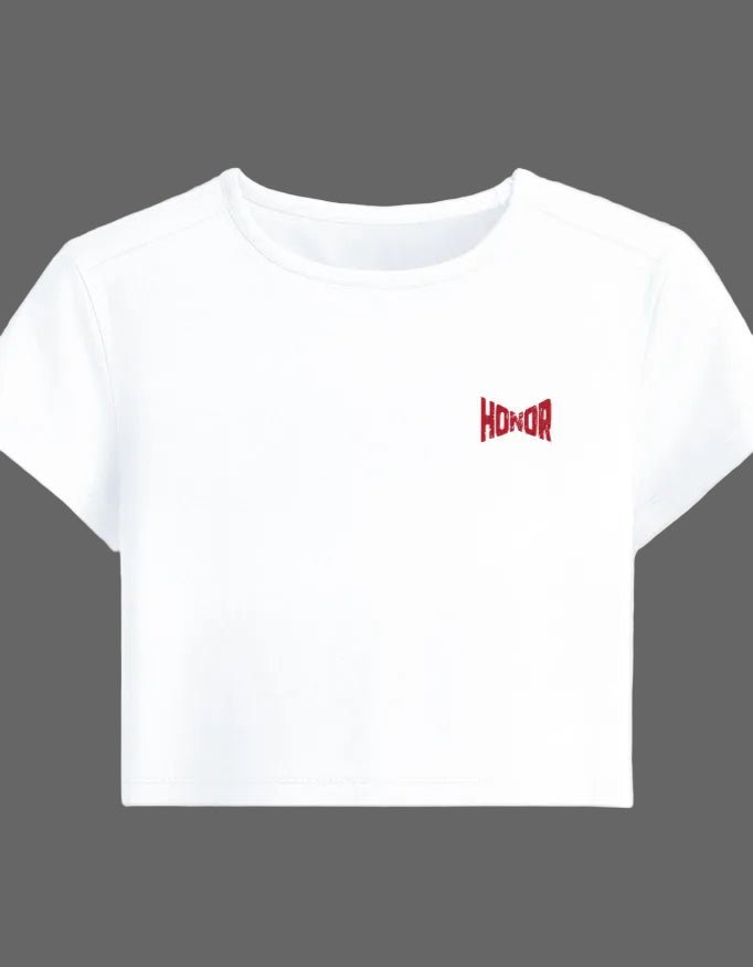 Code of Honor Baby Tee – Girl Samurai Edition | 240 GSM - | Shivors