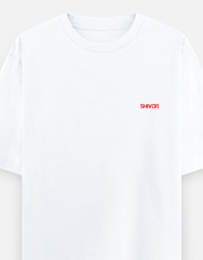 Code of Honour Oversized T-Shirt – Samurai Edition | 240 GSM Premium Cotton - | Shivors