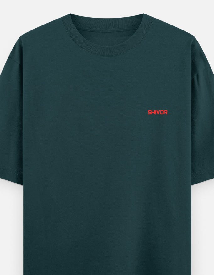 Code of Honour Oversized T-Shirt – Samurai Edition | 240 GSM Premium Cotton - | Shivors