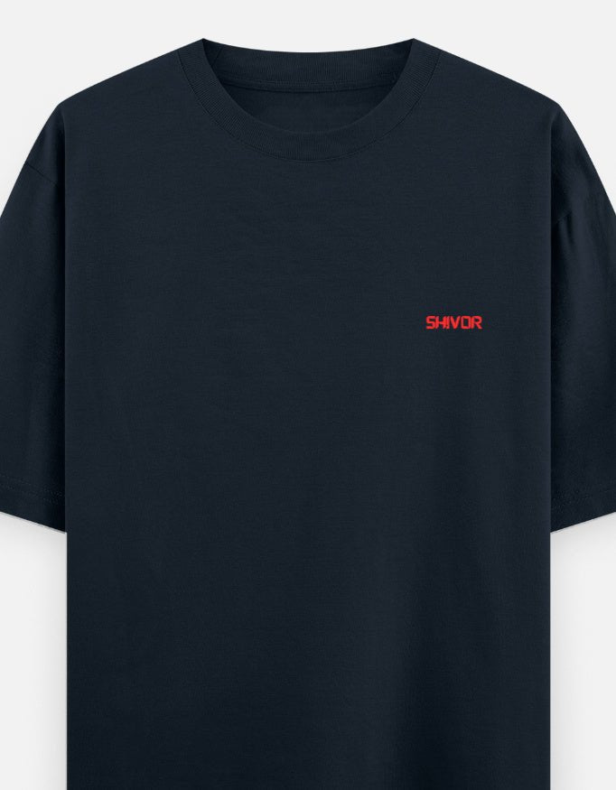 Code of Honour Oversized T-Shirt – Samurai Edition | 240 GSM Premium Cotton - | Shivors