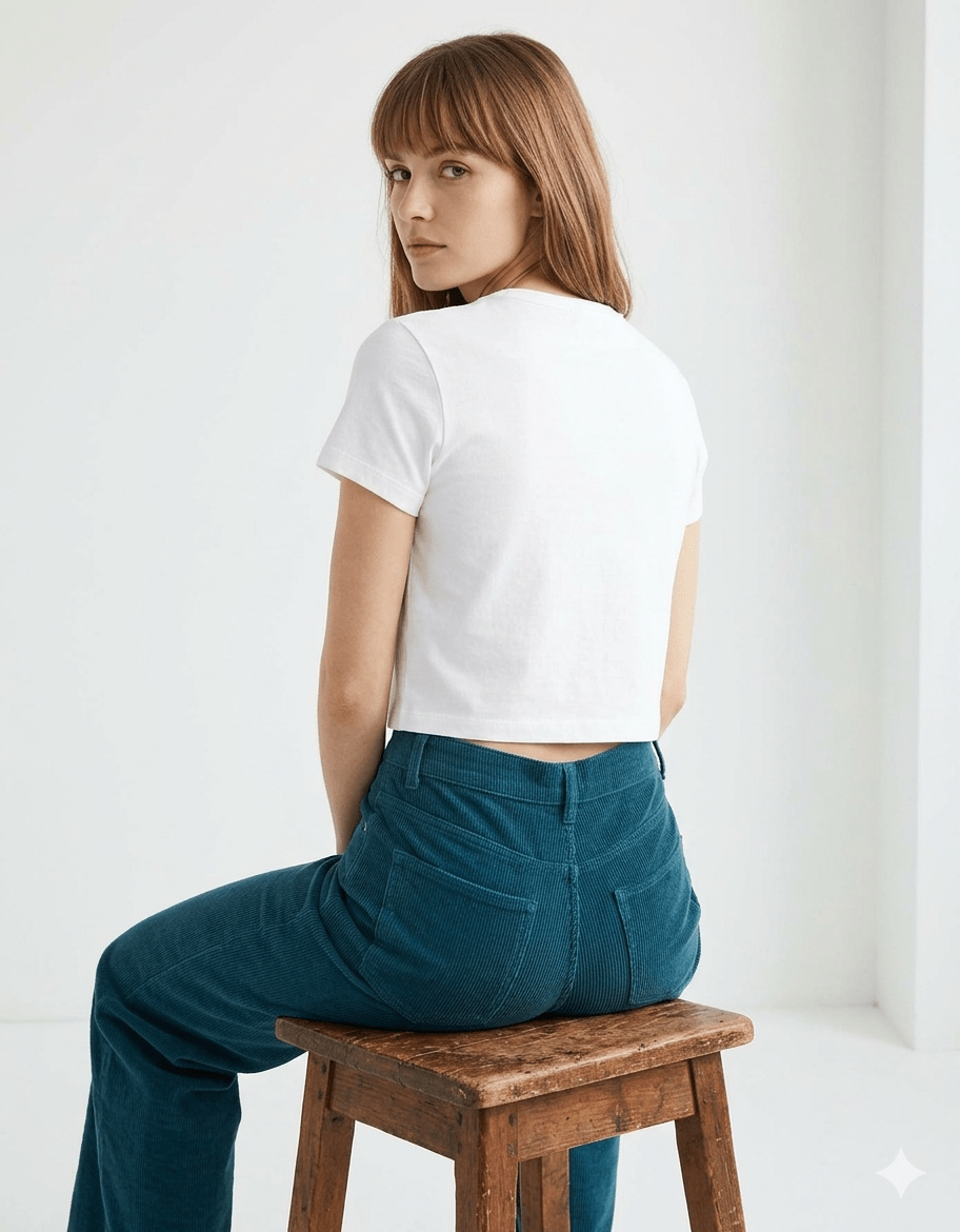 Dream Tunnel Baby Tee – Aesthetic Edition | 240 GSM Crop Top - | Shivors