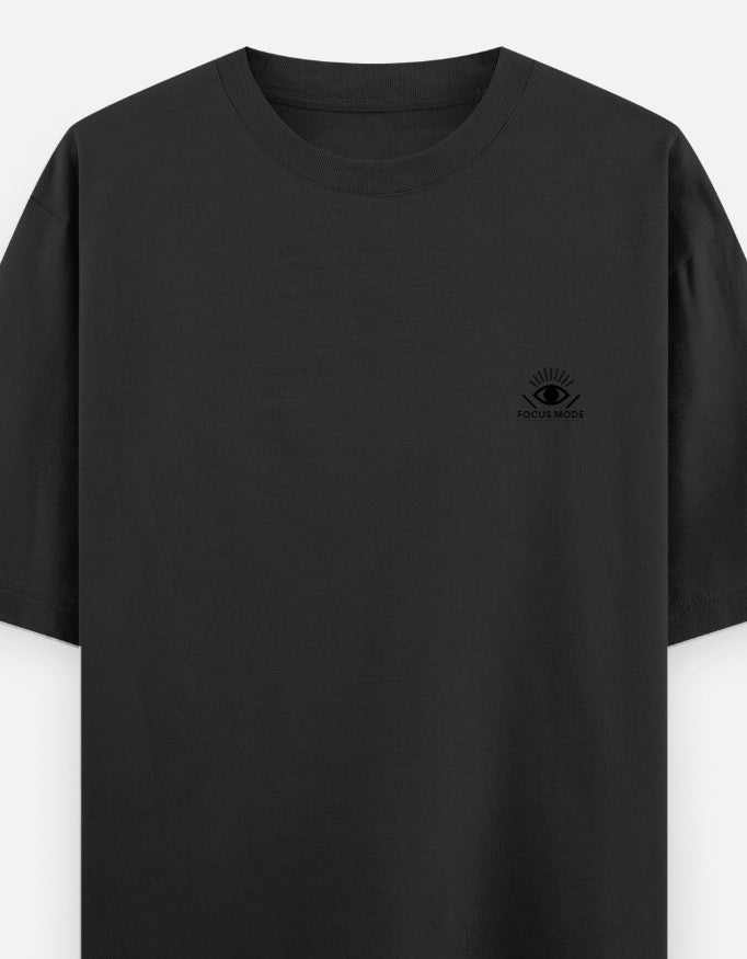 Focus Mode Oversized T-Shirt – Eye Graphic | 240 GSM Premium Cotton - | Shivors