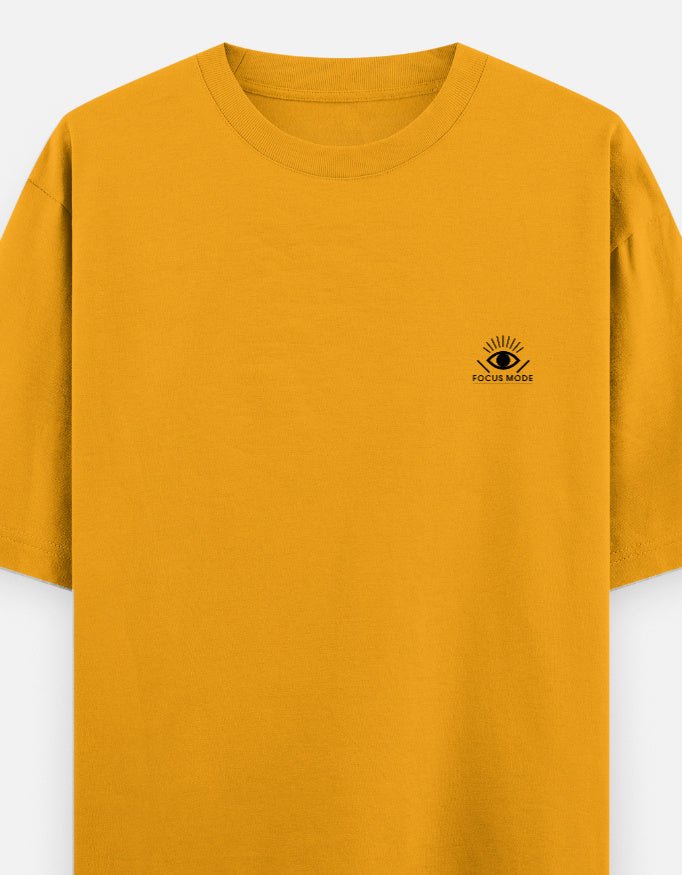 Focus Mode Oversized T-Shirt – Eye Graphic | 240 GSM Premium Cotton - | Shivors