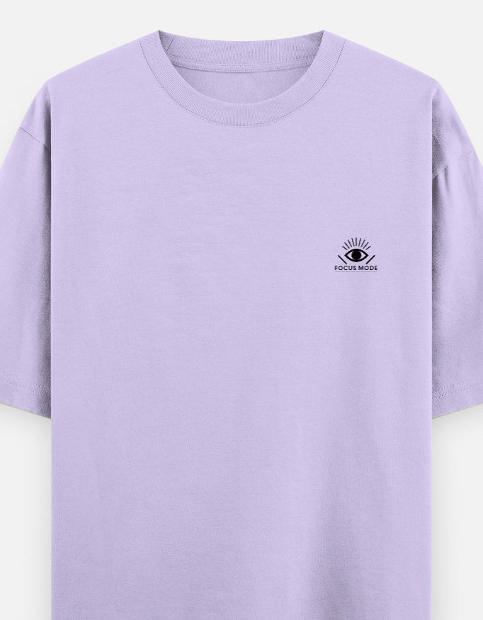 Focus Mode Oversized T-Shirt – Eye Graphic | 240 GSM Premium Cotton - | Shivors