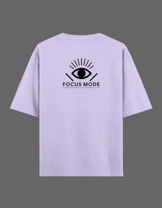 Focus Mode Oversized T-Shirt – Eye Graphic | 240 GSM Premium Cotton - | Shivors