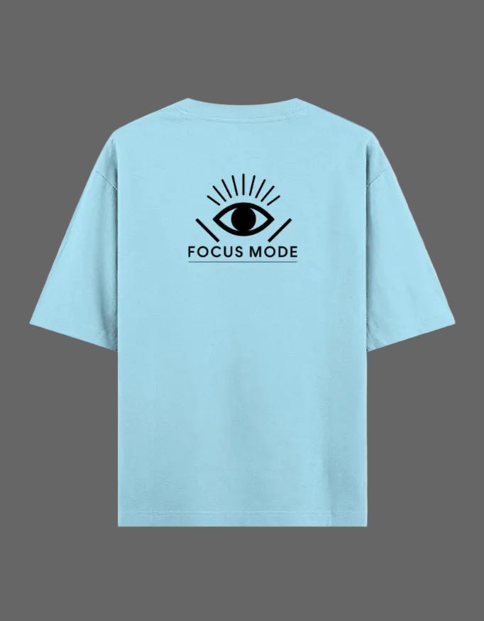 Focus Mode Oversized T-Shirt – Eye Graphic | 240 GSM Premium Cotton - | Shivors