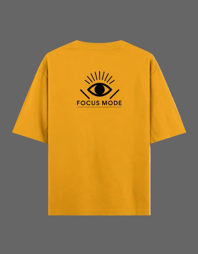 Focus Mode Oversized T-Shirt – Eye Graphic | 240 GSM Premium Cotton - | Shivors