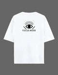 Focus Mode Oversized T-Shirt – Eye Graphic | 240 GSM Premium Cotton - | Shivors