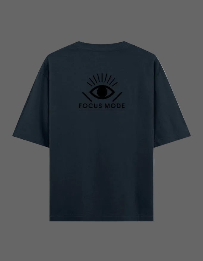 Focus Mode Oversized T-Shirt – Eye Graphic | 240 GSM Premium Cotton - | Shivors