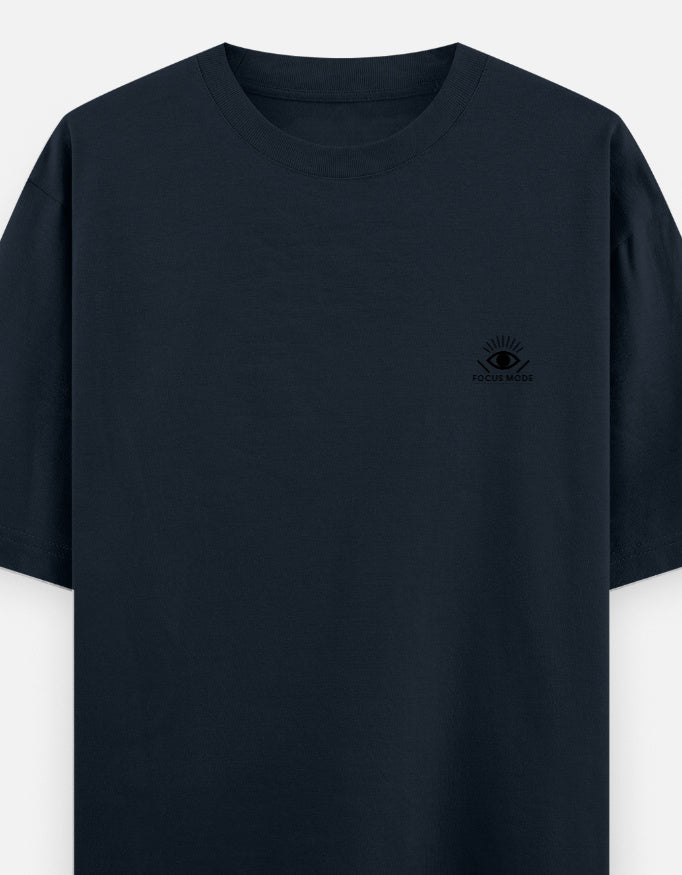 Focus Mode Oversized T-Shirt – Eye Graphic | 240 GSM Premium Cotton - | Shivors