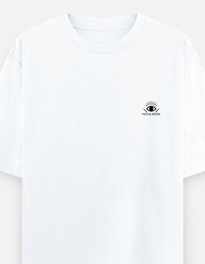 Focus Mode Oversized T-Shirt – Eye Graphic | 240 GSM Premium Cotton - | Shivors