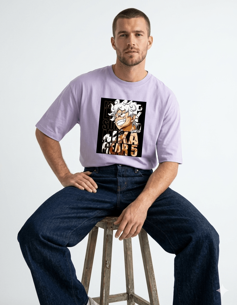 Gear 5 Awakening Oversized Tee – Sun God Edition - | Shivors