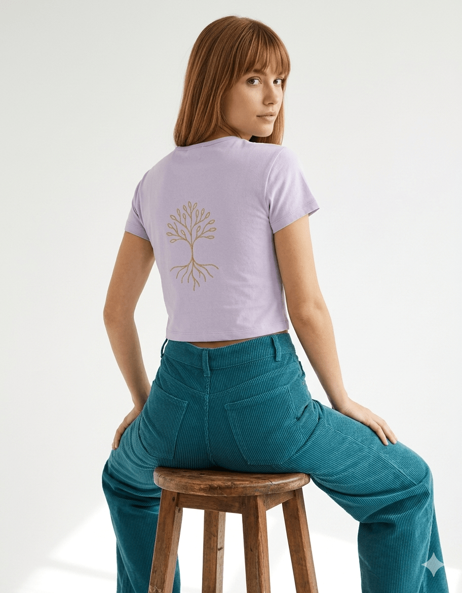 Golden Aura Baby Tee – Women’s Fit - | Shivors