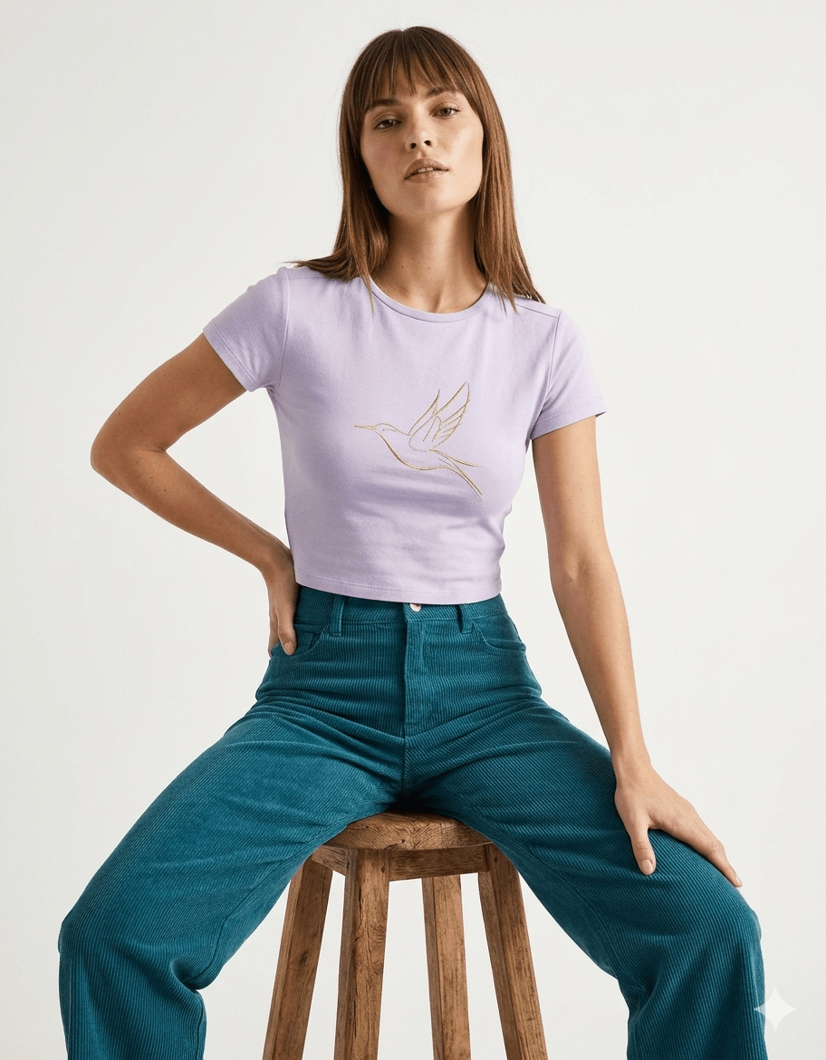 Golden Aura Baby Tee – Women’s Fit - | Shivors