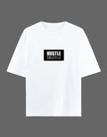 Hustle in Silence Oversized T-Shirt – 240 GSM Premium Cotton - | Shivors