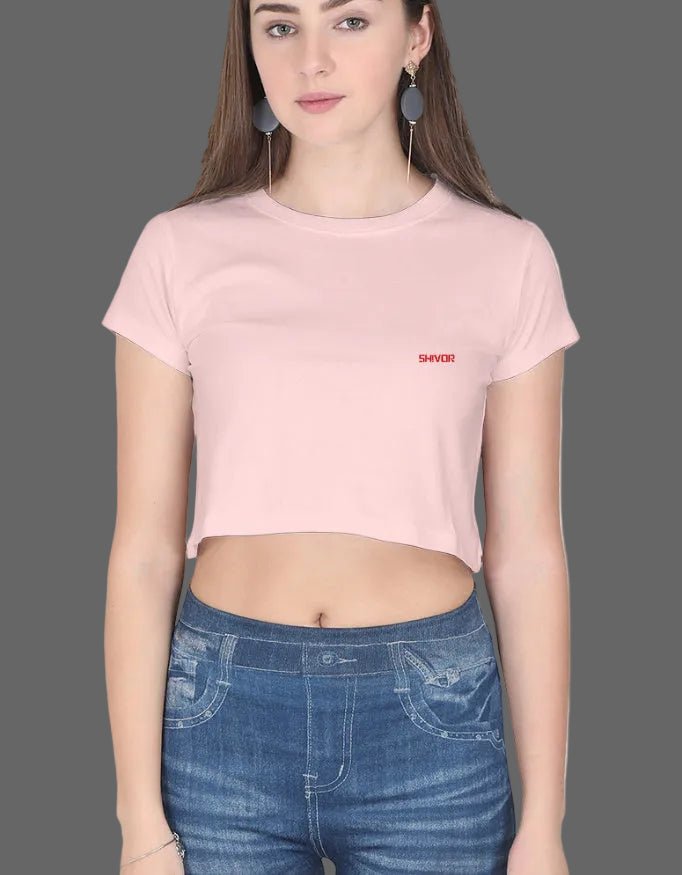 Main Character Energy Crop Top – 180 GSM Premium Cotton - | Shivors