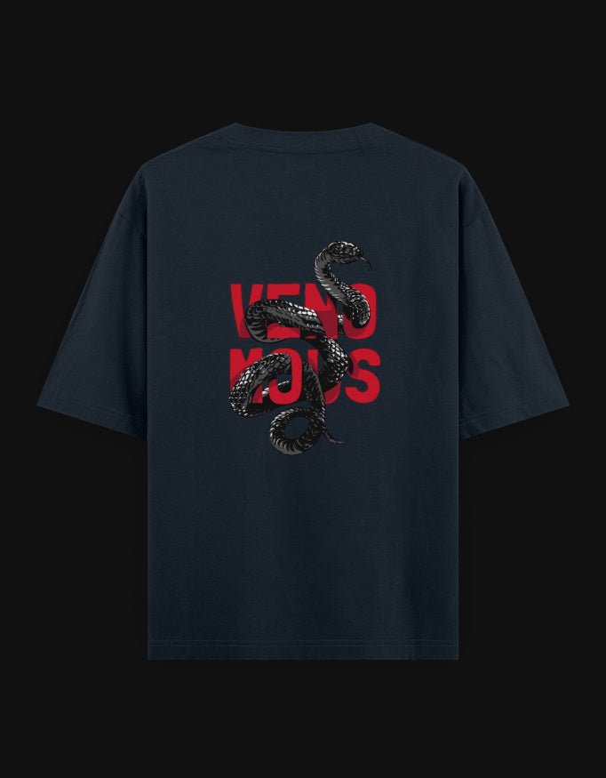 Move Different Oversized T-Shirt – Venomous Snake Edition | 240 GSM Premium Cotton - | Shivors