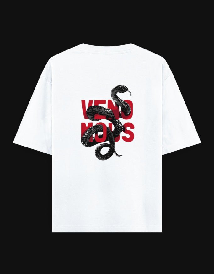 Move Different Oversized T-Shirt – Venomous Snake Edition | 240 GSM Premium Cotton - | Shivors