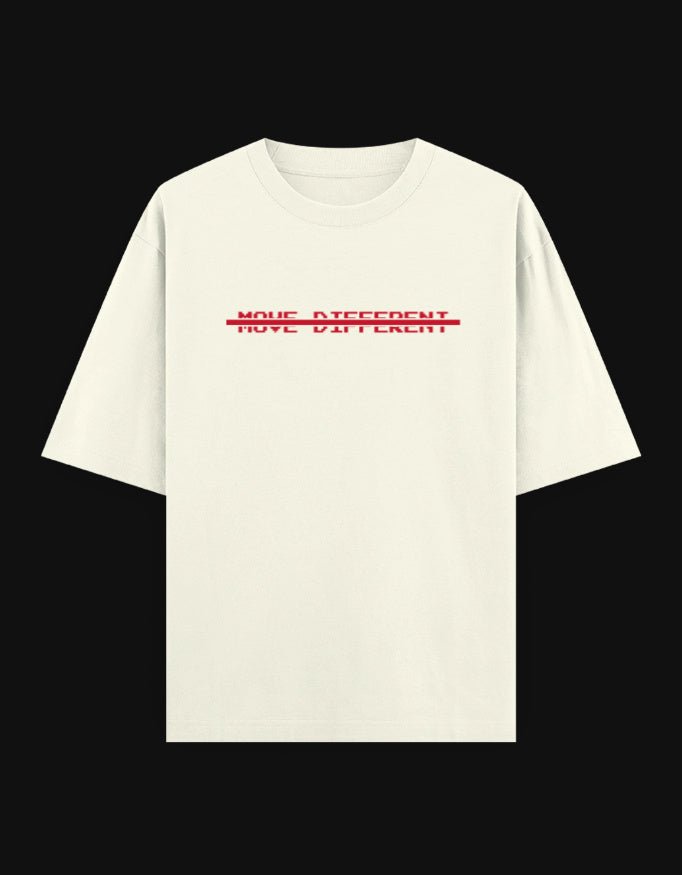 Move Different Oversized T-Shirt – Venomous Snake Edition | 240 GSM Premium Cotton - | Shivors