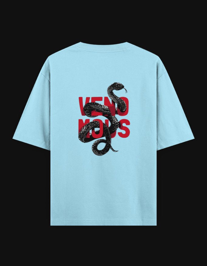 Move Different Oversized T-Shirt – Venomous Snake Edition | 240 GSM Premium Cotton - | Shivors