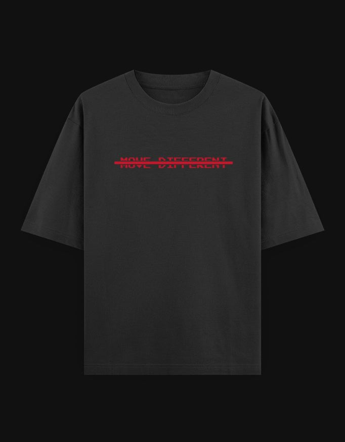 Move Different Oversized T-Shirt – Venomous Snake Edition | 240 GSM Premium Cotton - | Shivors