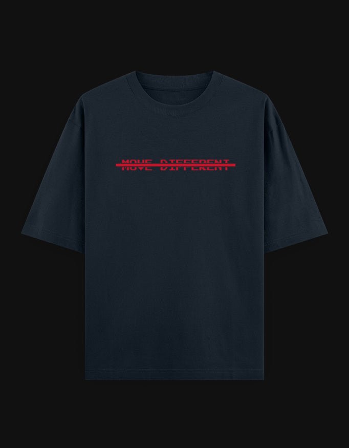 Move Different Oversized T-Shirt – Venomous Snake Edition | 240 GSM Premium Cotton - | Shivors
