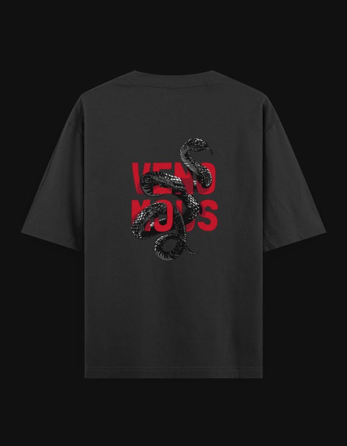 Move Different Oversized T-Shirt – Venomous Snake Edition | 240 GSM Premium Cotton - | Shivors
