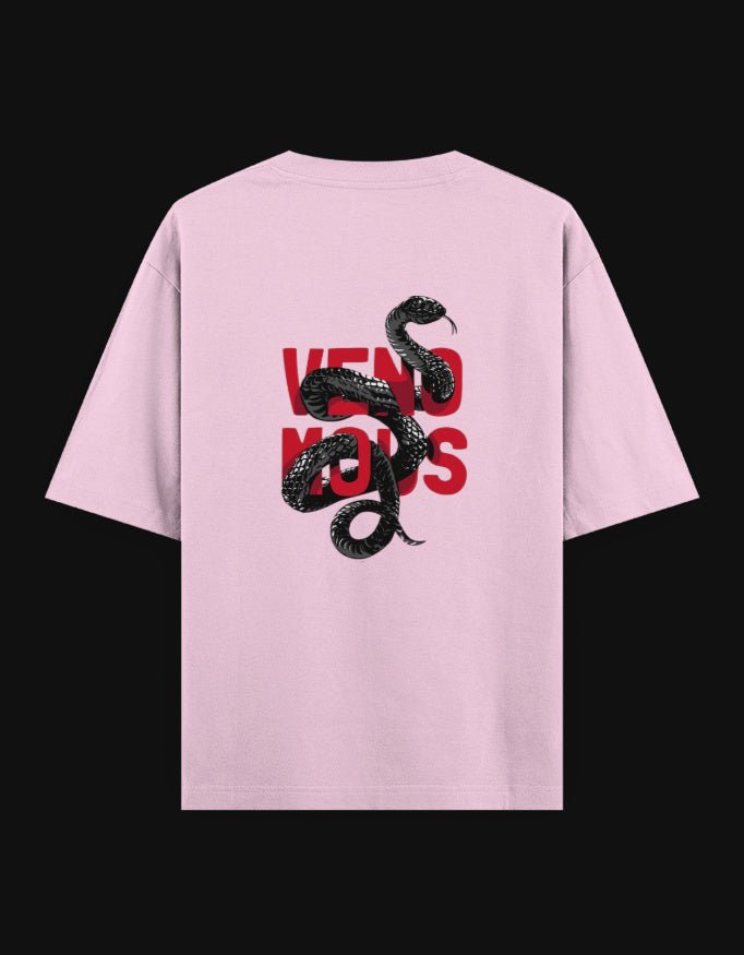 Move Different Oversized T-Shirt – Venomous Snake Edition | 240 GSM Premium Cotton - | Shivors