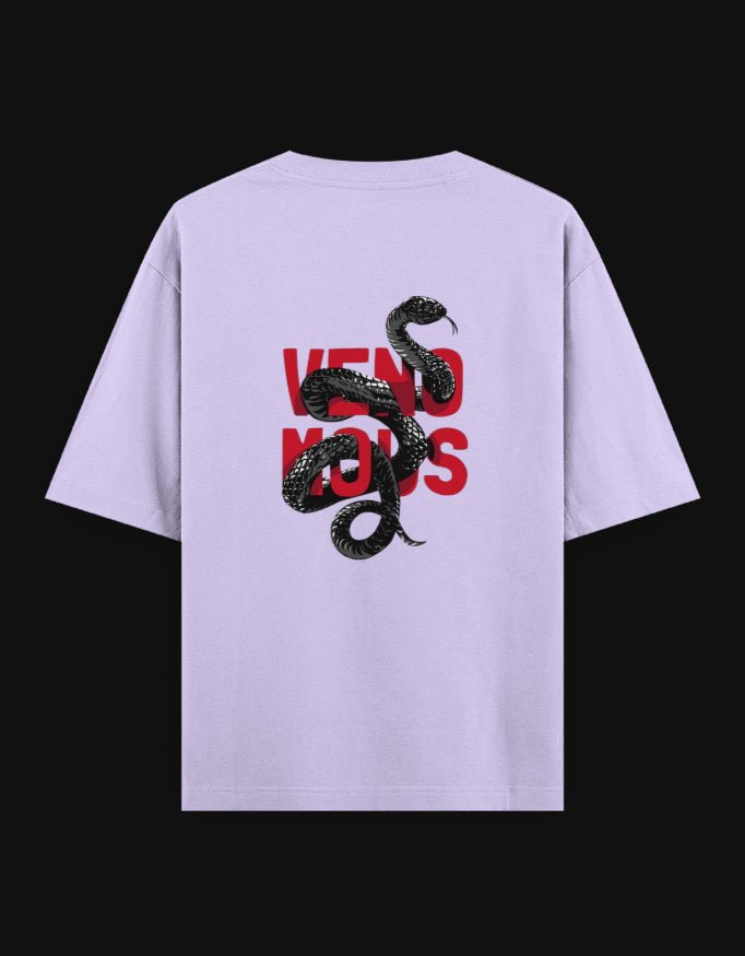 Move Different Oversized T-Shirt – Venomous Snake Edition | 240 GSM Premium Cotton - | Shivors