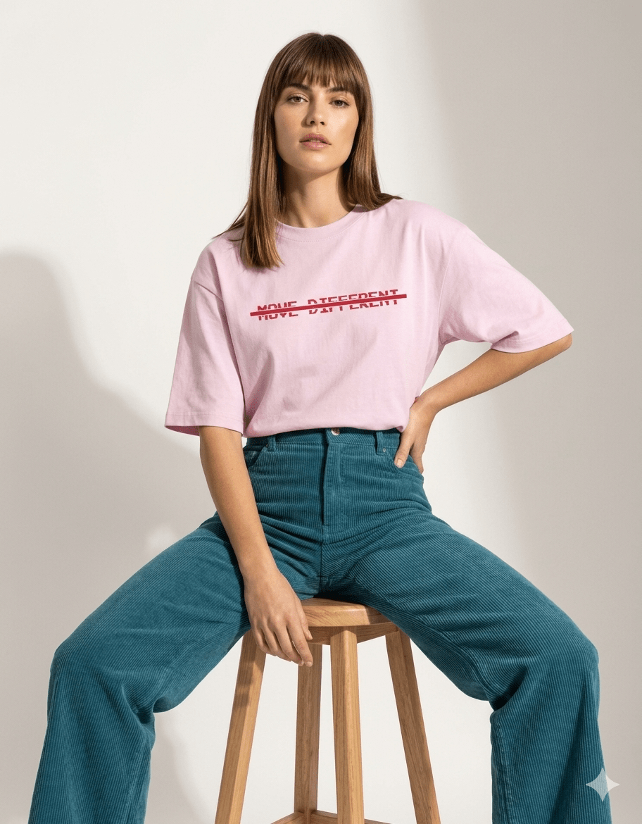 Move Different Oversized T-Shirt – Venomous Snake Edition | 240 GSM Premium Cotton - | Shivors