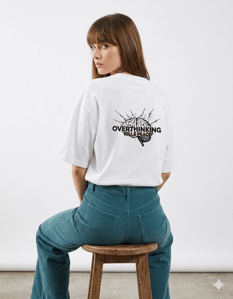 Overthinking Kills Oversized Tee – Edition I - | Shivors