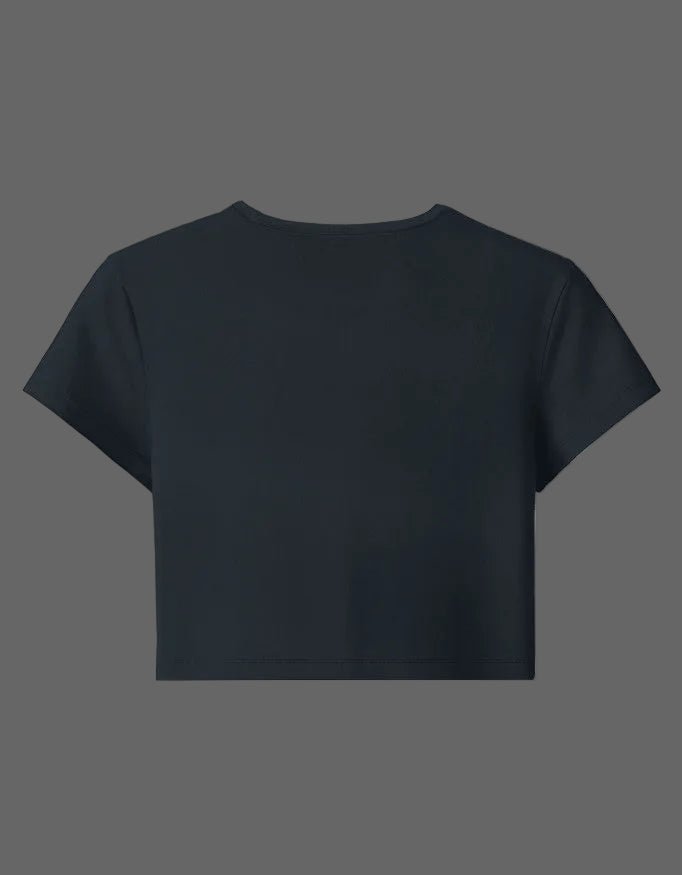 Planet Disco Baby Tee – Groovy Edition | 240 GSM Crop Top - | Shivors