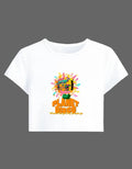 Planet Disco Baby Tee – Groovy Edition | 240 GSM Crop Top - | Shivors