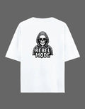 Rebel Mode Oversized T-Shirt – Skeleton Streetwear | 240 GSM Premium Cotton - | Shivors