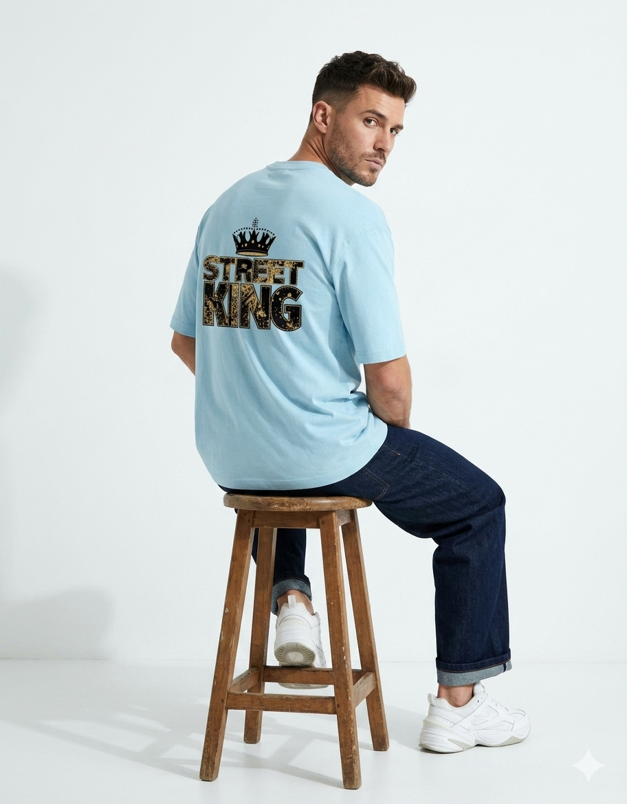 Street King Oversized T-Shirt – 240 GSM Premium Cotton