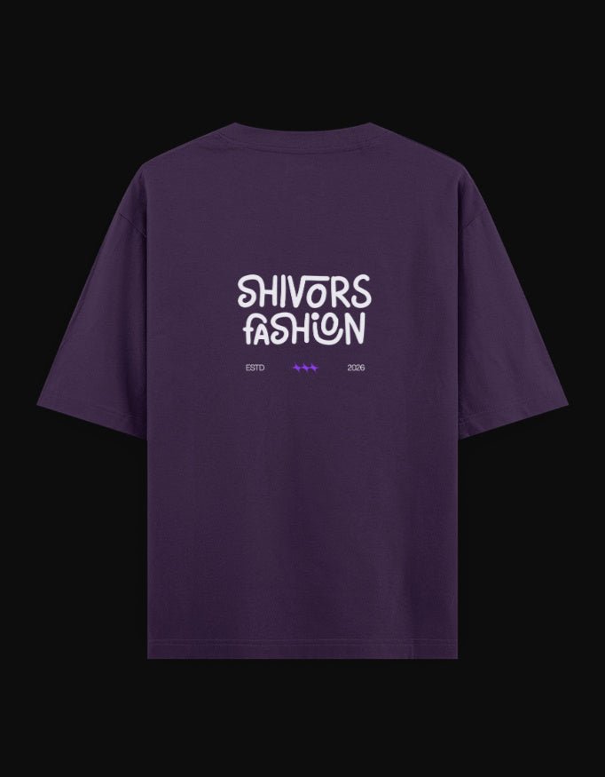 Shivors “Deep Blue” Oversized T-Shirt – Whale Graphic Edition - | Shivors