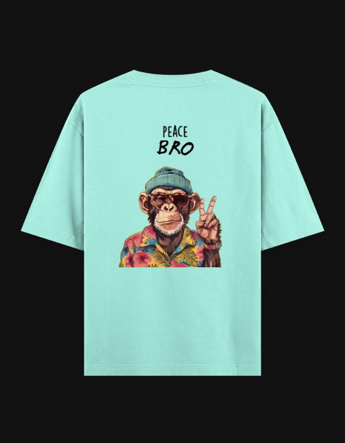 Shivors “Peace Bro” Oversized T-Shirt – Funny Monkey Streetwear - | Shivors