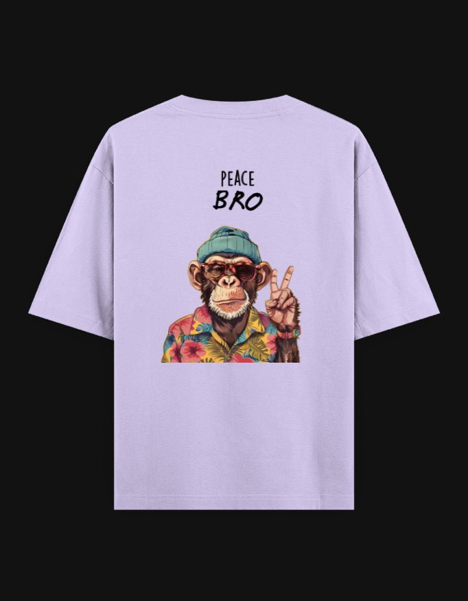 Shivors “Peace Bro” Oversized T-Shirt – Funny Monkey Streetwear - | Shivors